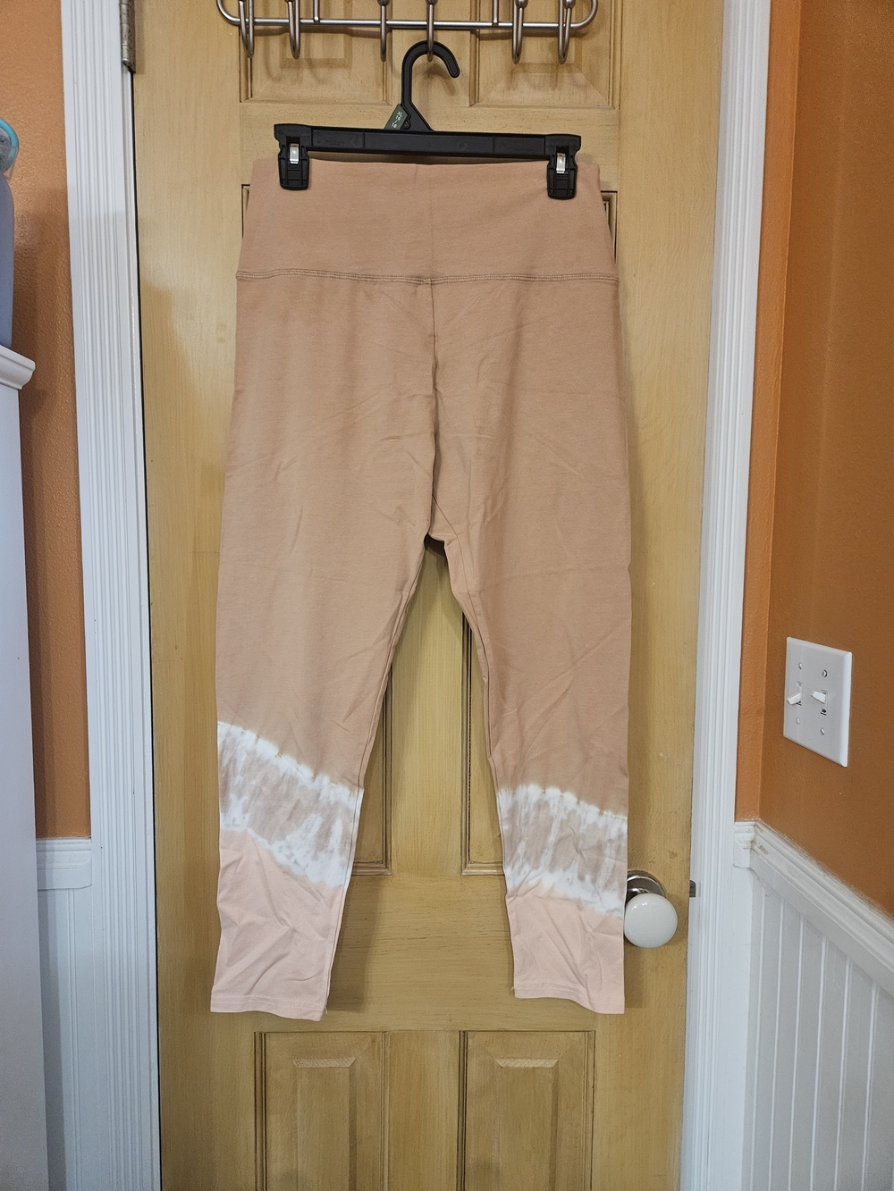 aerie Peach, Tan and White Tie-Dye Women's Leggings